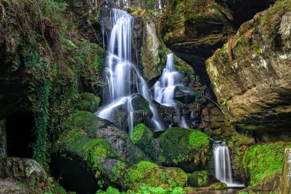 Lichtenhainer Wasserfall im Elbsandsteingebirge